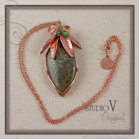 Tropical Copper Necklace